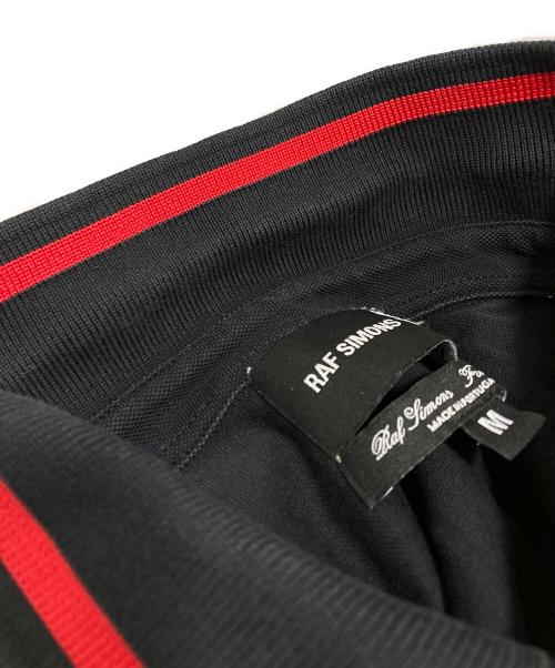 RAF SIMONS（ラフシモンズ）RAF SIMONS (ラフシモンズ) FRED PERRY (フレッドペリー) ポロシャツ ブラック サイズ:Mの古着・服飾アイテム