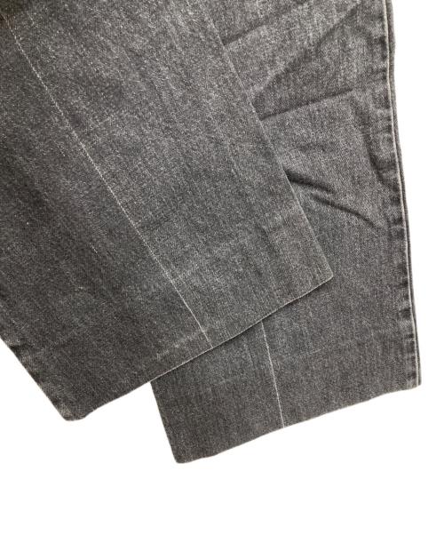 Yves Saint Laurent（イヴサンローラン）Yves Saint Laurent (イヴサンローラン) バックカサンドラロゴデニムパンツ ブラック サイズ:48の古着・服飾アイテム