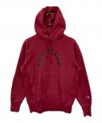 Champion×UNDEFEATEDチャンピオン×アンディフィーテッド）の古着「パーカー」｜レッド
