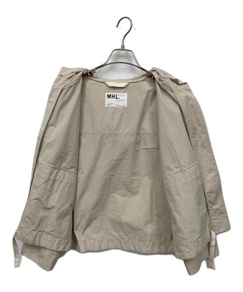 MHL（マーガレットハウエル）MHL (マーガレットハウエル) コットンポプリン ジャケット ベージュ サイズ:Ⅱの古着・服飾アイテム