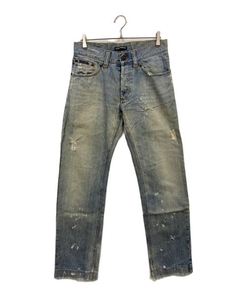 DOLCE & GABBANA（ドルチェ＆ガッバーナ）DOLCE & GABBANA (ドルチェ＆ガッバーナ) hollywood jeans デニムパンツ インディゴ サイズ:48の古着・服飾アイテム