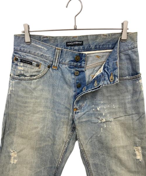 DOLCE & GABBANA（ドルチェ＆ガッバーナ）DOLCE & GABBANA (ドルチェ＆ガッバーナ) hollywood jeans デニムパンツ インディゴ サイズ:48の古着・服飾アイテム