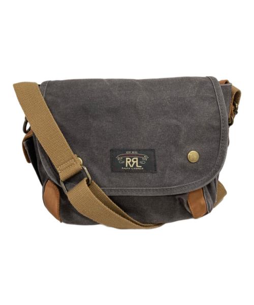 RRL（ダブルアールエル）RRL (ダブルアールエル) キャンバスショルダーバッグ ブラウンの古着・服飾アイテム