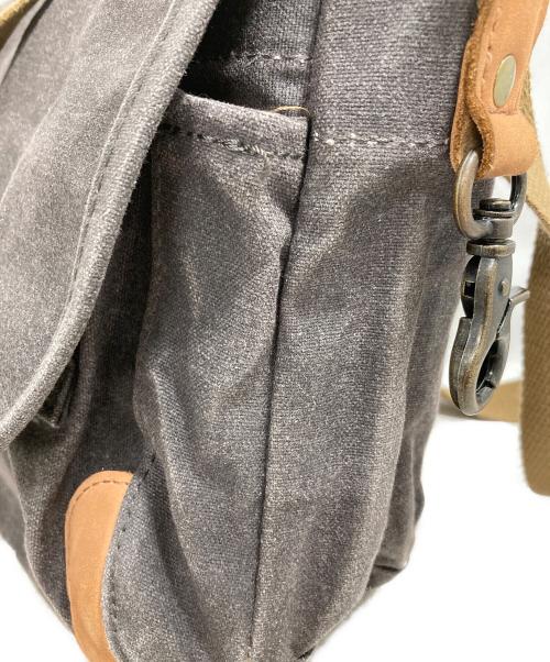 RRL（ダブルアールエル）RRL (ダブルアールエル) キャンバスショルダーバッグ ブラウンの古着・服飾アイテム