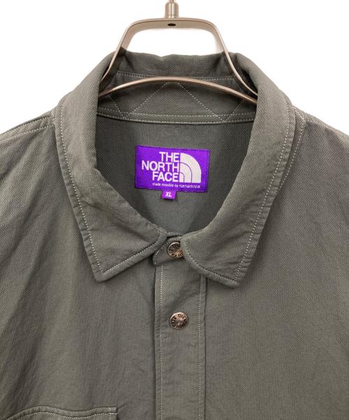 THE NORTHFACE PURPLELABEL（ザ・ノースフェイス パープルレーベル）THE NORTHFACE PURPLELABEL (ザ・ノースフェイス パープルレーベル) 半袖シャツ グレー サイズ:XLの古着・服飾アイテム