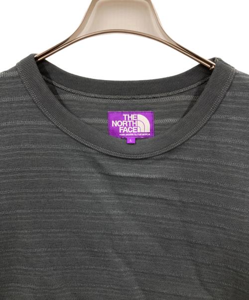 THE NORTHFACE PURPLELABEL（ザ・ノースフェイス パープルレーベル）THE NORTHFACE PURPLELABEL (ザ・ノースフェイス パープルレーベル) 半袖カットソー グレー サイズ:Lの古着・服飾アイテム