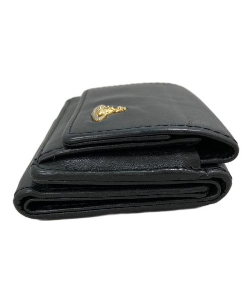 Vivienne Westwood（ヴィヴィアンウエストウッド）Vivienne Westwood (ヴィヴィアンウエストウッド) 3つ折り財布 ブラックの古着・服飾アイテム