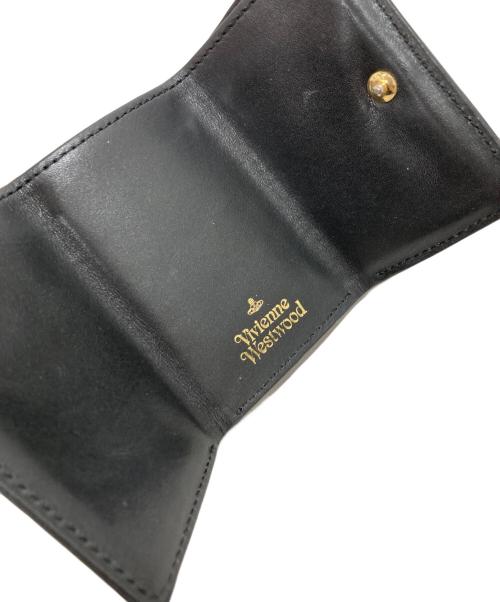 Vivienne Westwood（ヴィヴィアンウエストウッド）Vivienne Westwood (ヴィヴィアンウエストウッド) 3つ折り財布 ブラックの古着・服飾アイテム