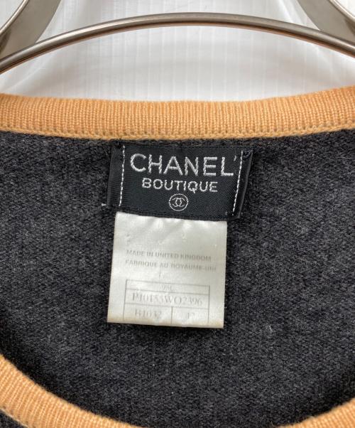 CHANEL（シャネル）CHANEL (シャネル) カシミヤカーディガン グレー サイズ:42の古着・服飾アイテム