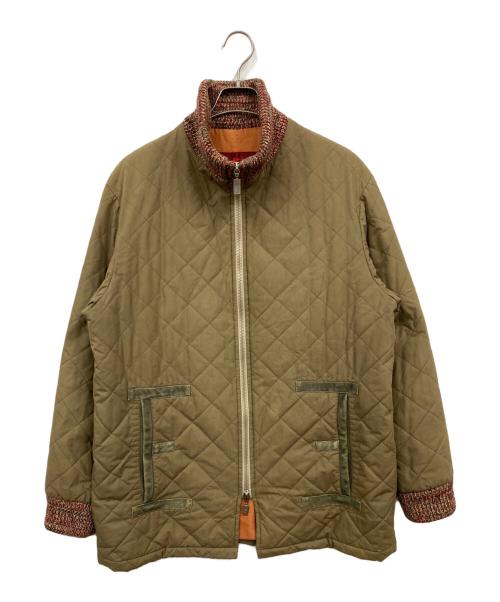 ETRO（エトロ）ETRO (エトロ) 中綿コート オリーブ サイズ:Lの古着・服飾アイテム