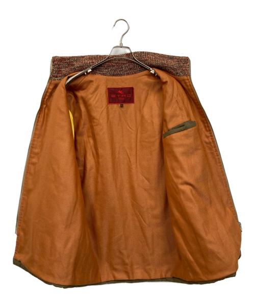 ETRO（エトロ）ETRO (エトロ) 中綿コート オリーブ サイズ:Lの古着・服飾アイテム
