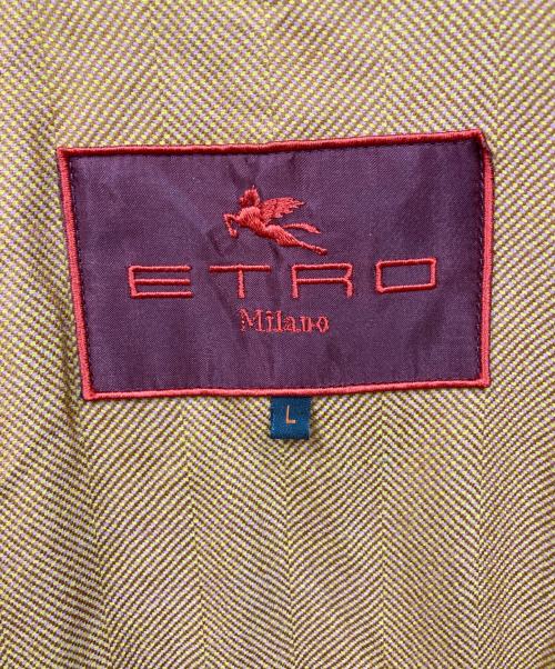ETRO（エトロ）ETRO (エトロ) 中綿コート オリーブ サイズ:Lの古着・服飾アイテム