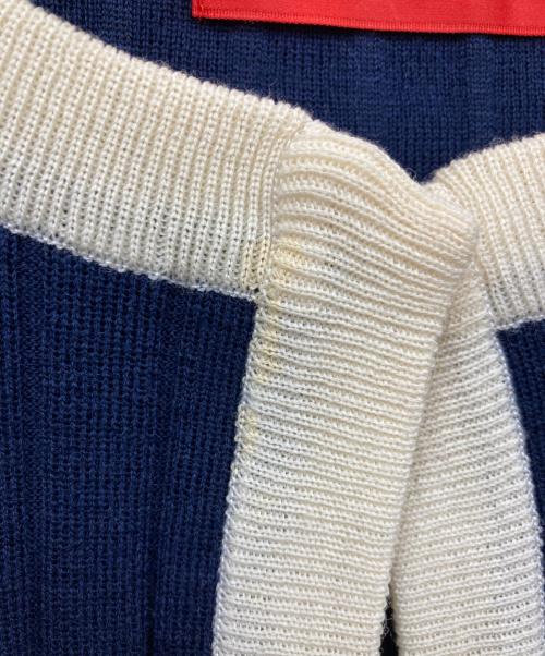 BALENCIAGA（バレンシアガ）BALENCIAGA (バレンシアガ) クロップドカーディガン ネイビー サイズ:Mの古着・服飾アイテム