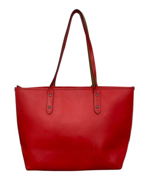 COACH（コーチ）COACH (コーチ) トートバッグ レッドの古着・服飾アイテム
