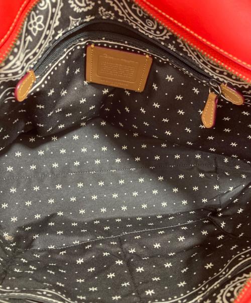COACH（コーチ）COACH (コーチ) トートバッグ レッドの古着・服飾アイテム