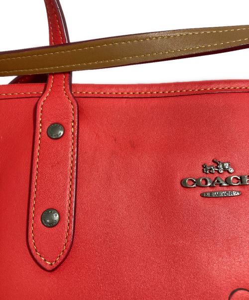 COACH（コーチ）COACH (コーチ) トートバッグ レッドの古着・服飾アイテム