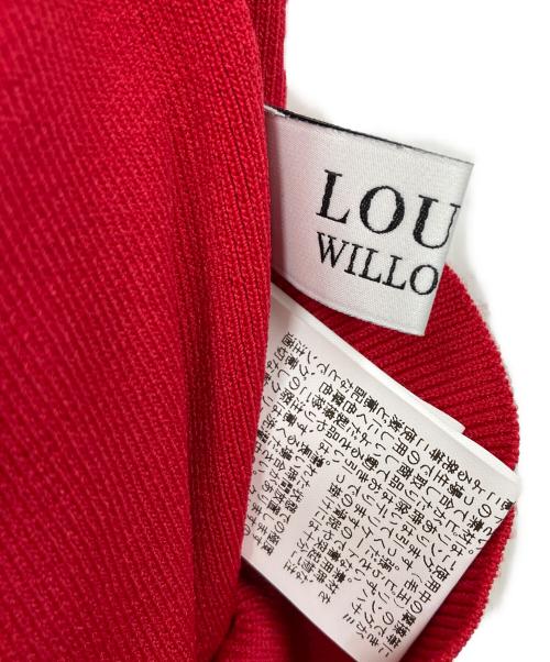 Loulou Willoughby（ルルウィルビー）Loulou Willoughby (ルルウィルビー) 半袖ニット レッド サイズ:2の古着・服飾アイテム