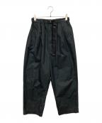 COMME des GARCONS HOMMEコムデギャルソン オム）の古着「綿ツイルニドム加工パンツ」｜ブラック