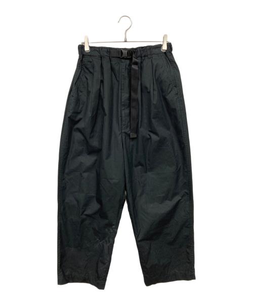 COMME des GARCONS HOMME（コムデギャルソン オム）COMME des GARCONS HOMME (コムデギャルソン オム) 綿ツイルニドム加工パンツ ブラック サイズ:Sの古着・服飾アイテム
