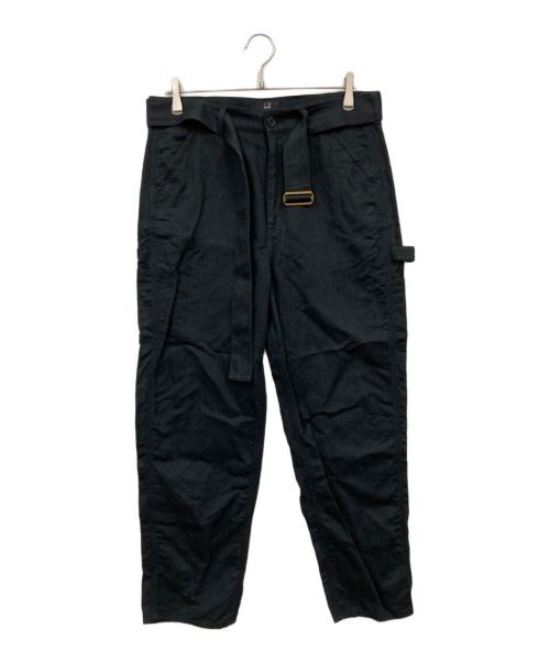 dunhill（ダンヒル）dunhill (ダンヒル) ペインターパンツ ブラック サイズ:48Rの古着・服飾アイテム