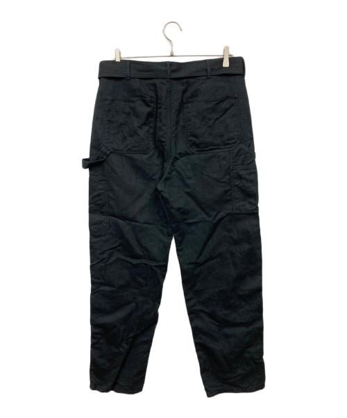 dunhill（ダンヒル）dunhill (ダンヒル) ペインターパンツ ブラック サイズ:48Rの古着・服飾アイテム
