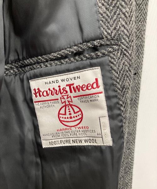 Harris Tweed（ハリスツイード）Harris Tweed (ハリスツイード) ツイードコート グレー サイズ:46の古着・服飾アイテム