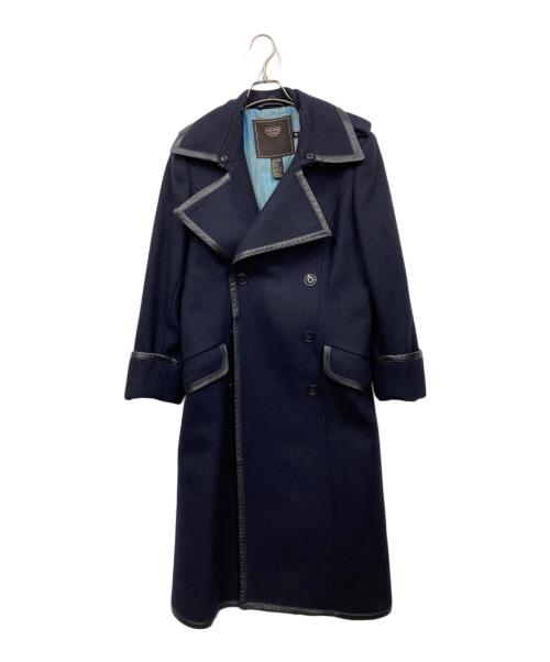 COACH（コーチ）COACH (コーチ) レザードッキングコート ネイビー サイズ:10の古着・服飾アイテム