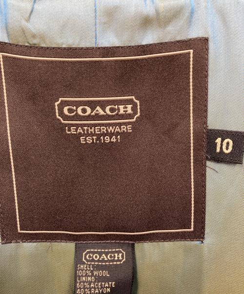 COACH（コーチ）COACH (コーチ) レザードッキングコート ネイビー サイズ:10の古着・服飾アイテム