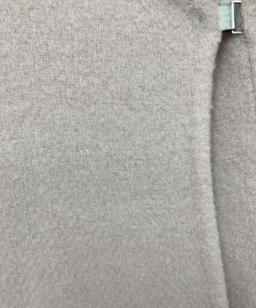 FRAY ID（フレイ アイディー）FRAY ID (フレイ アイディー) カシミヤ混BALLIリバーコート ピンク サイズ:1の古着・服飾アイテム