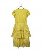 BORDERS at BALCONYボーダーズアットバルコニー）の古着「ワンピース」｜イエロー