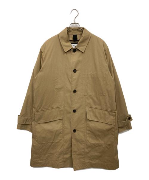 MHL（マーガレットハウエル）MHL (マーガレットハウエル) PROOFED COTTON NYLON TWILL COAT ベージュ サイズ:Lの古着・服飾アイテム