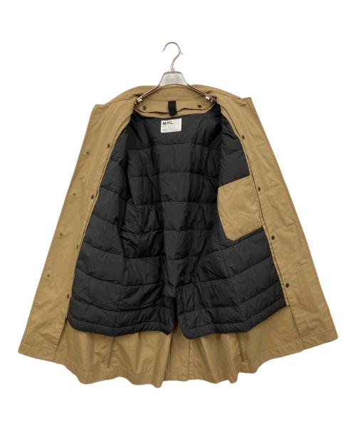 MHL（マーガレットハウエル）MHL (マーガレットハウエル) PROOFED COTTON NYLON TWILL COAT ベージュ サイズ:Lの古着・服飾アイテム
