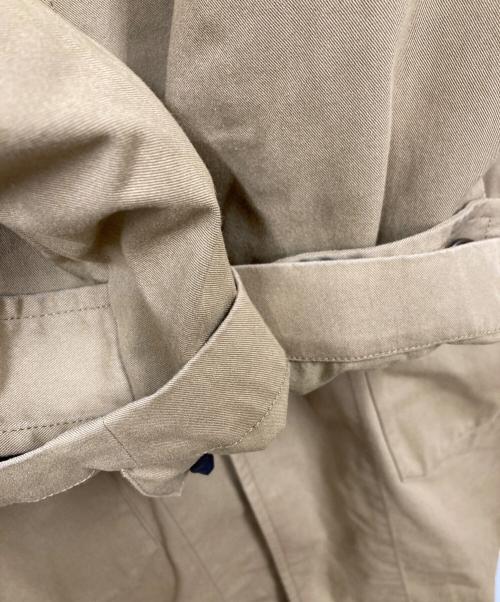 MHL（マーガレットハウエル）MHL (マーガレットハウエル) PROOFED COTTON NYLON TWILL COAT ベージュ サイズ:Lの古着・服飾アイテム