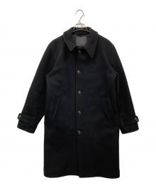 MOMOTARO JEANS（桃太郎ジーンズ）の古着「HEAVY MELTON BALMACAAN COAT」｜ネイビー