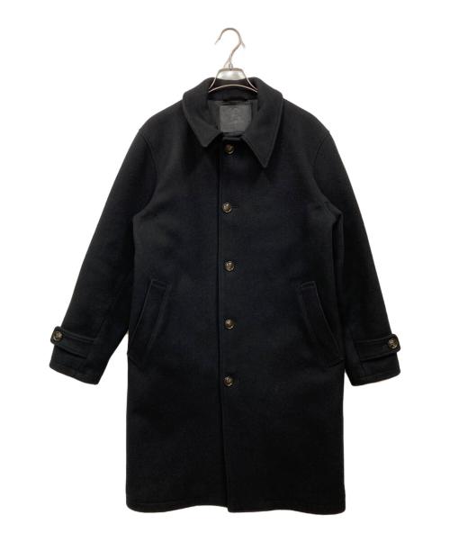 MOMOTARO JEANS（桃太郎ジーンズ）MOMOTARO JEANS (桃太郎ジーンズ) HEAVY MELTON BALMACAAN COAT ネイビー サイズ:Lの古着・服飾アイテム