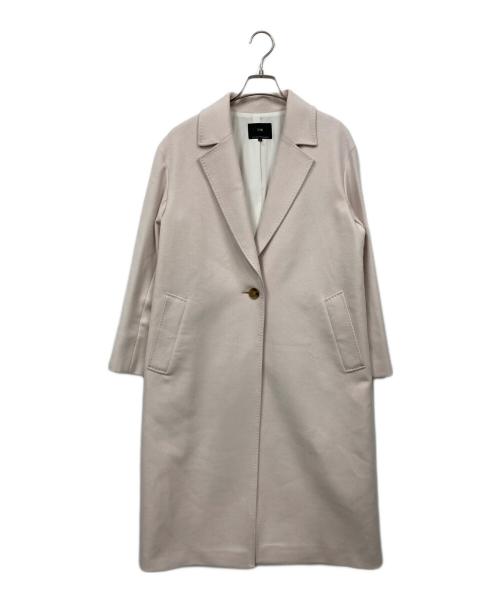 23区（ニジュウサンク）23区 (ニジュウサンク) ウールカシミヤコート ピンク サイズ:36の古着・服飾アイテム