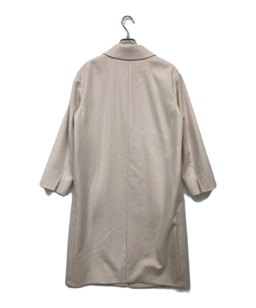 23区（ニジュウサンク）23区 (ニジュウサンク) ウールカシミヤコート ピンク サイズ:36の古着・服飾アイテム