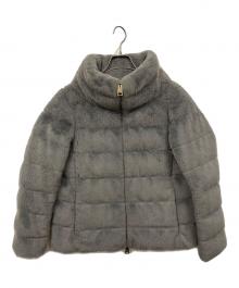 HERNO（ヘルノ）の古着「ECO FUR DOWNJACKET」｜グレー