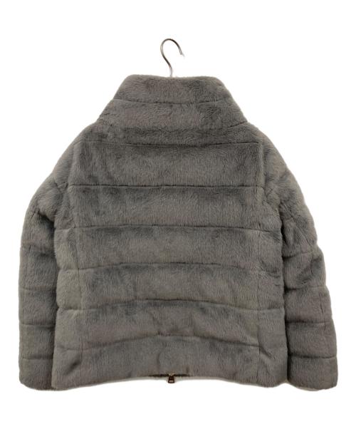 HERNO（ヘルノ）HERNO (ヘルノ) ECO FUR DOWNJACKET グレー サイズ:42の古着・服飾アイテム