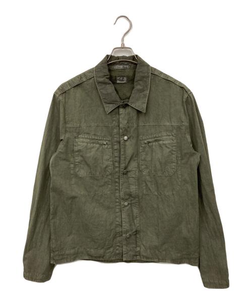 C.P COMPANY（シーピーカンパニー）C.P COMPANY (シーピーカンパニー) オーバーダイシャツジャケット グリーン サイズ:Lの古着・服飾アイテム