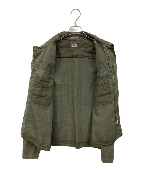 C.P COMPANY（シーピーカンパニー）C.P COMPANY (シーピーカンパニー) オーバーダイシャツジャケット グリーン サイズ:Lの古着・服飾アイテム