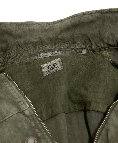 C.P COMPANY（シーピーカンパニー）C.P COMPANY (シーピーカンパニー) オーバーダイシャツジャケット グリーン サイズ:Lの古着・服飾アイテム