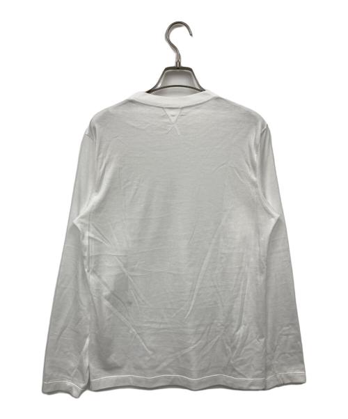 BLAMINK（ブラミンク）BLAMINK (ブラミンク) コットンクルーネックロングスリーブ ホワイト サイズ:1の古着・服飾アイテム