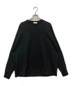 BLAMINKブラミンク）の古着「ロングカットソー」｜ブラック