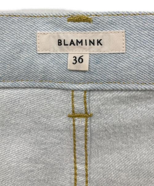 BLAMINK（ブラミンク）BLAMINK (ブラミンク) 5ポケットブリーチデニムパンツ インディゴ サイズ:36の古着・服飾アイテム