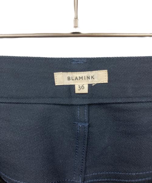 BLAMINK（ブラミンク）BLAMINK (ブラミンク) バックポケット ストレートパンツ ネイビー サイズ:36の古着・服飾アイテム