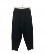 BLAMINKブラミンク）の古着「カシミヤニットパンツ」｜ブラック