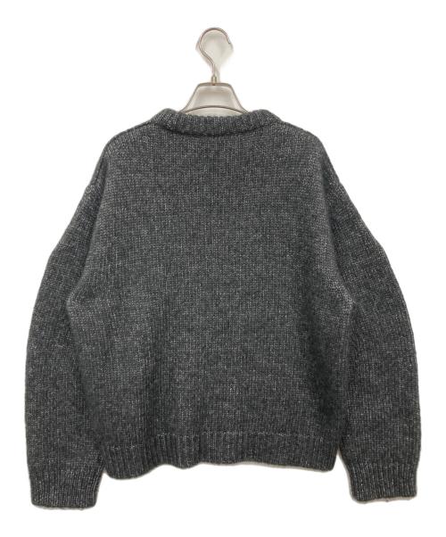 BLAMINK（ブラミンク）BLAMINK (ブラミンク) ラメクルーネックセーター グレー サイズ:36の古着・服飾アイテム