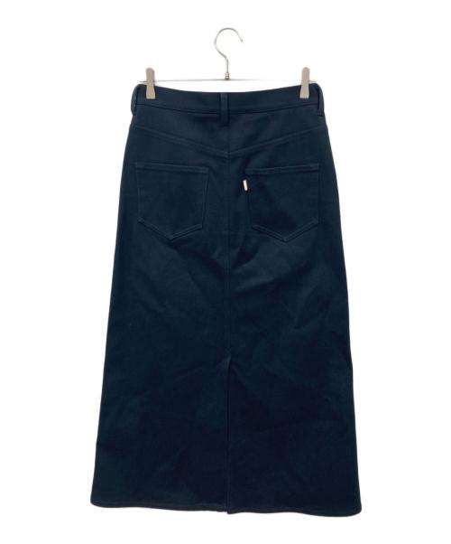 BLAMINK（ブラミンク）BLAMINK (ブラミンク) コットンストレッチバックポケットスカート ネイビー サイズ:36の古着・服飾アイテム