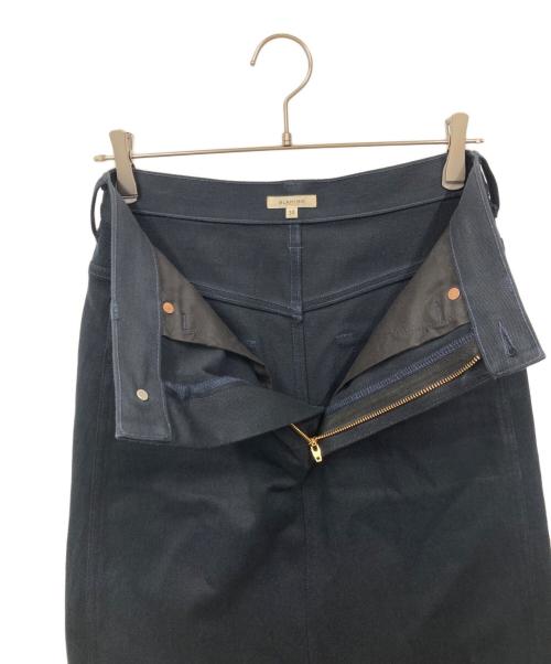 BLAMINK（ブラミンク）BLAMINK (ブラミンク) コットンストレッチバックポケットスカート ネイビー サイズ:36の古着・服飾アイテム